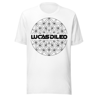 White Lucas DiLeo T-Shirt w/ Black Logo